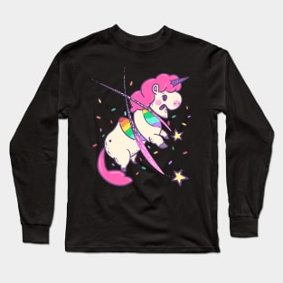 Unicorn Cake Long Sleeve T-Shirt